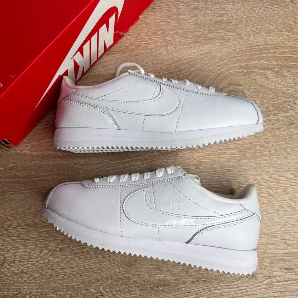 Nike Cortez 23 Premium Triple White Women - Picture 2 of 8